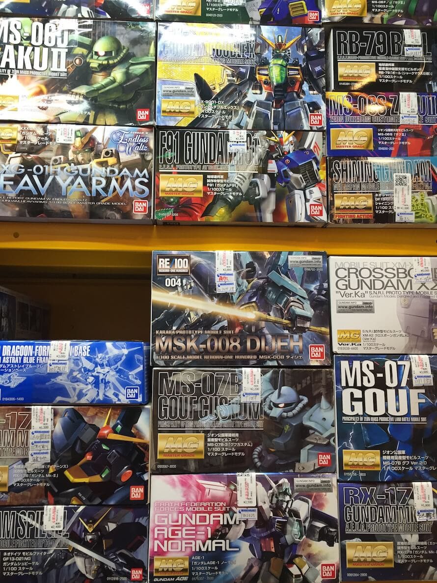 mandarake nakano kedai gundam murah